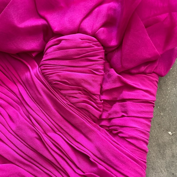 Vintage MARCHESA Notte Silk Mini Cocktail Dress - Picture 9 of 10